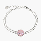 Armband LIA | Rosa Crystal Silver