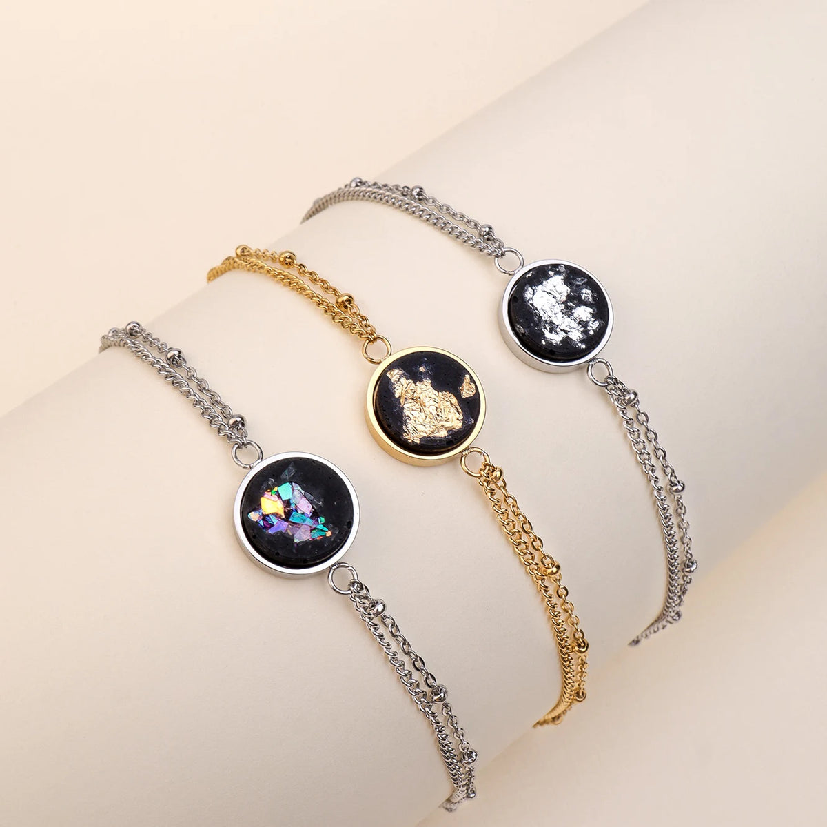 Pulseira LIA | Cristal Negro